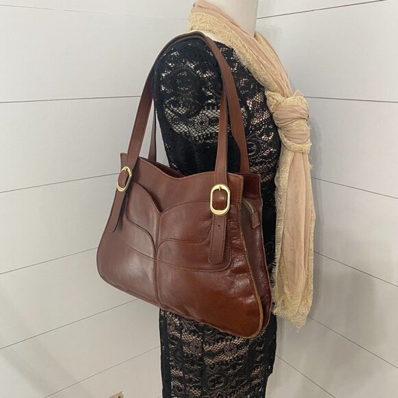 Patricia Nash Leather Parigi 10th Anniversary Shopper in British Tan - Picture 3 of 14